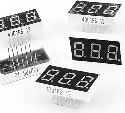 Afficheur 7 Segment cathode commun 3 bits