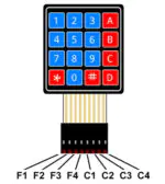 Clavier Matriciel Arduino – keypad 4×4 – Image 3