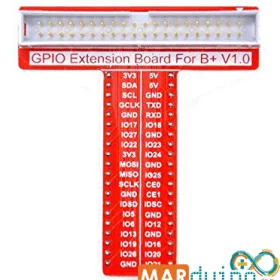 Module adaptateur 40 broches Type T GPIO pour Raspberry Pi modèle B +