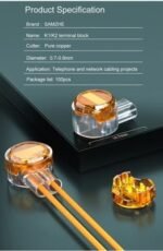 Connecteur, bornes de connexion à sertir pour câble Ethernet et téléphonique – Image 4