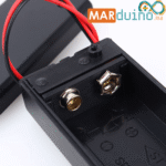 Support de batterie 9 V/ avec interrupteur marche/arrêt