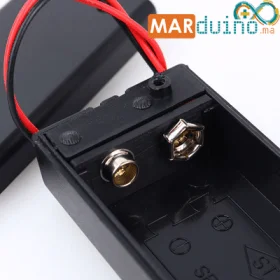 Support de batterie 9 V/ avec interrupteur marche/arrêt