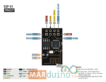 Module WIFI sans fil série ESP8266 ESP-01 émetteur-récepteur pour Arduino et Raspberry Pi 3 – Image 2