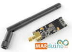 NRF24L01+Pa+Lna 2.4G 1100M SMA Antenne Module De Communication émetteur- Récepteur sans Fil