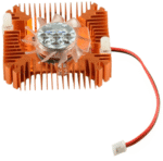 Radiateur en aluminium doré, 55mm, 2 broches, – Image 5