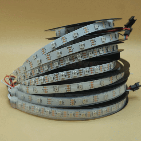 Bandes LED WS2812B RGB adressables 5050 étanche 5V