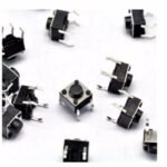 Micro Bouton Poussoir Tactile momentané 6x6x5mm, 4 broches – Image 2
