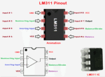 LM311 Comparateur de tension DIP-8 – Image 3