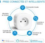 Prise Smart Wifi 16A fonctionne avec Alexa Google Assistant, SmartThings – Image 2